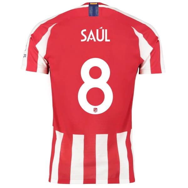 Tailandia Replicas Camiseta Atletico Madrid NO.8 Saúl 1ª 2019/20 Rojo